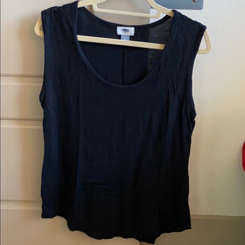 Black tank top